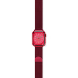 Apple Watch (42/44/SE/45/46/49mm) Epico Milanese Rem i Rustfri Stål - Red