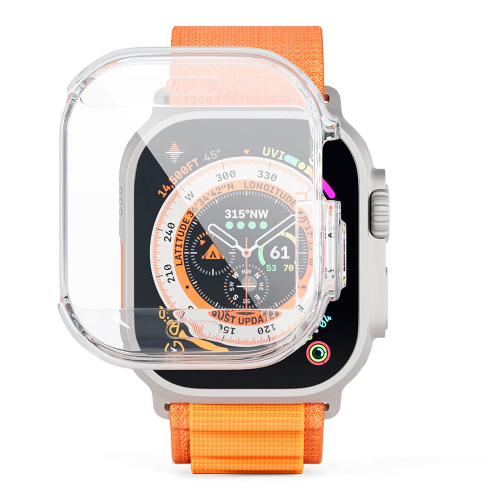 Epico Apple Watch Ultra (49mm) Hero Case Fleksibelt Plastik Cover - Gennemsigtig