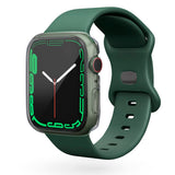 Epico Apple Watch 8/7 (45mm) Hero Case Fleksibelt Plastik Cover - Gennemsigtig