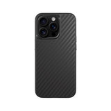 Epico iPhone 16 Pro Mag+ Hybrid Carbon Cover - MagSafe Kompatibel - Sort