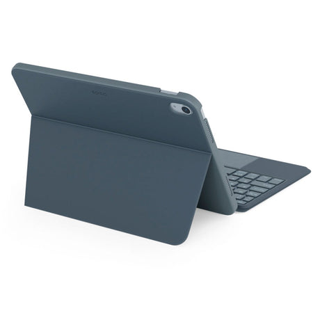 iPad 10.2" (2021 / 2020 / 2019) Epico Keyboard Flip Cover - Engelsk Layout - Grå