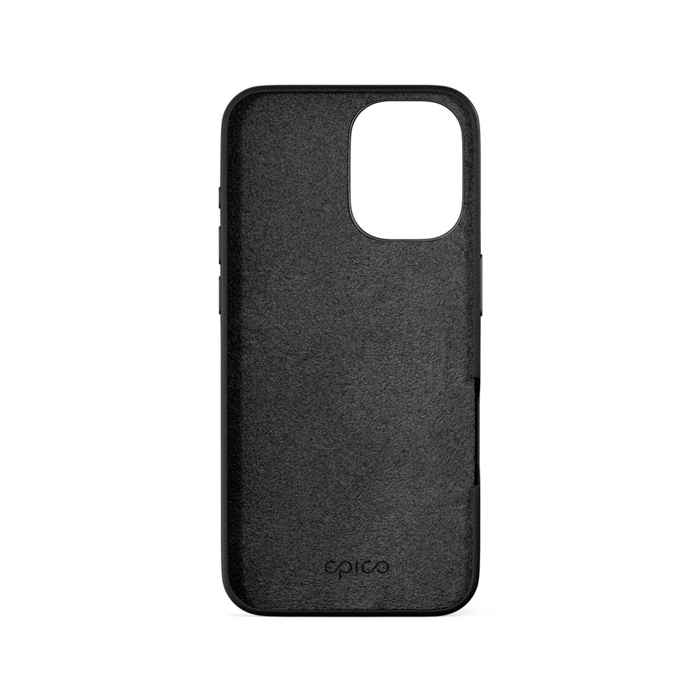 Epico iPhone 16 Plus Mag+ Leather Cover - MagSafe Kompatibel - Sort