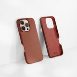 Epico iPhone 16 Pro Max Mag+ Leather Cover - MagSafe Kompatibel - Brun