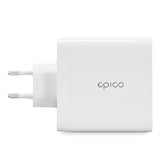 Epico Vægoplader PD 140W GaN m. 2 x USB-C & 1 x USB-A - Hvid