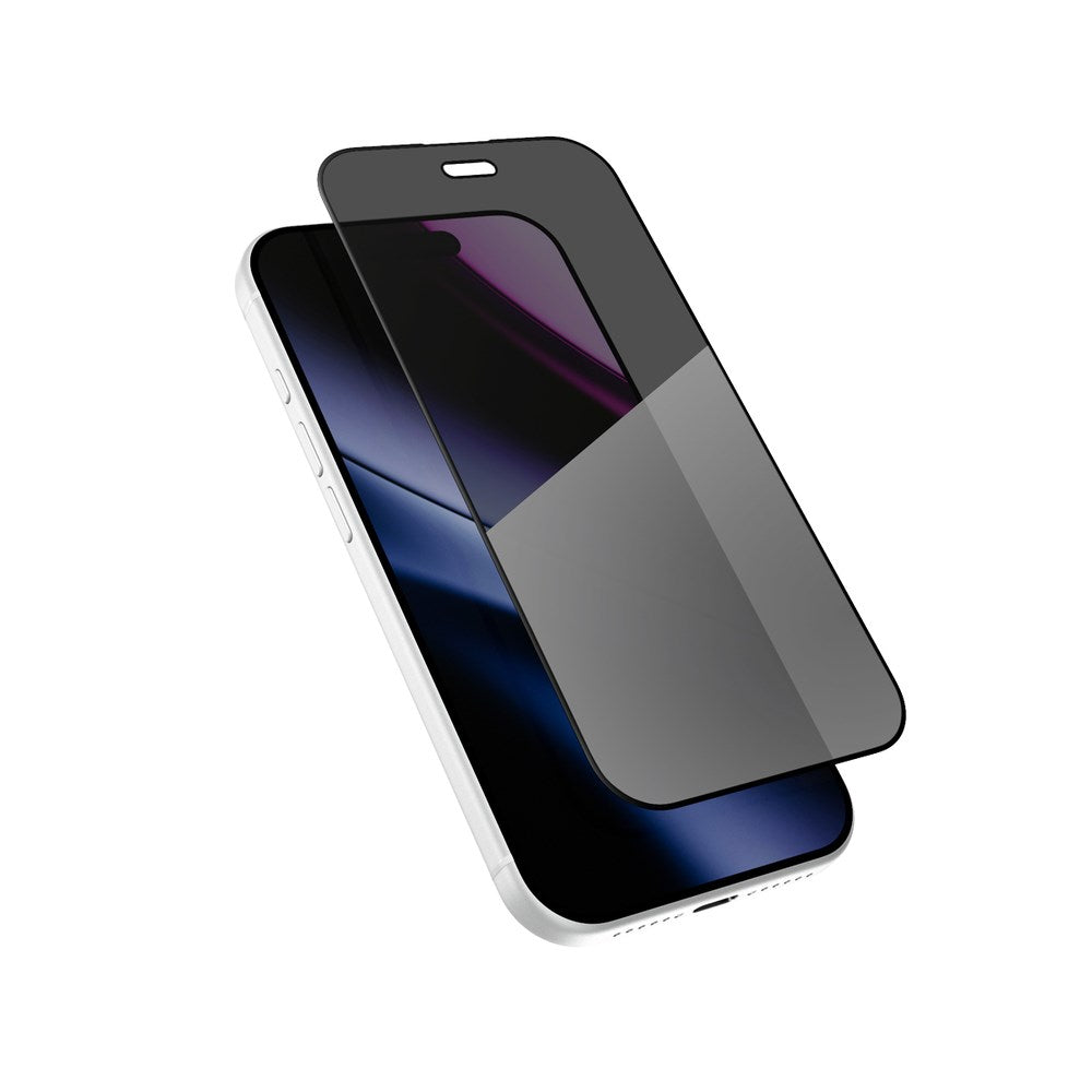 Epico iPhone 18 Pro AntiReflective Glass 3D Beskyttelsesglas med Installationsramme - Gennemsigtig