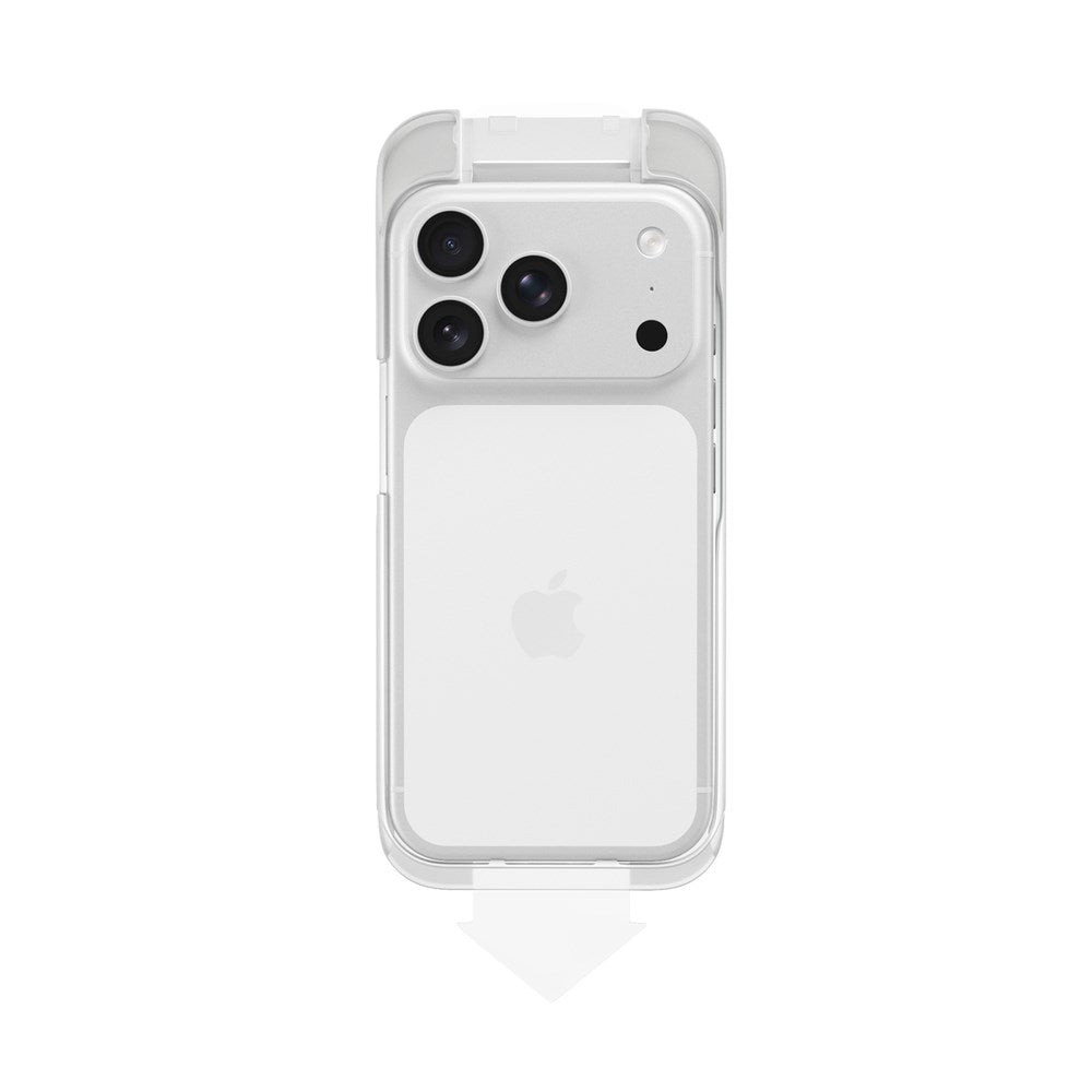 Epico iPhone 18 Pro Max AntiReflective Glass 3D Beskyttelsesglas med Installationsramme - Gennemsigtig