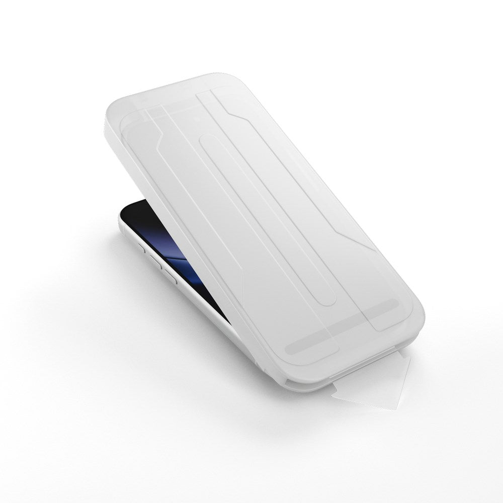Epico iPhone 18 Pro Max AntiReflective Glass 3D Beskyttelsesglas med Installationsramme - Gennemsigtig