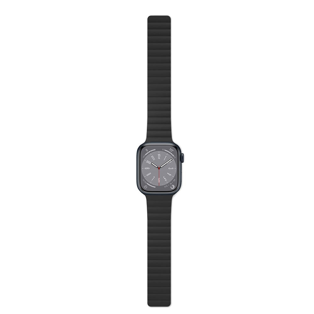 Apple Watch (38/40/SE/41/42mm) Epico Magnetisk Silikone Urrem - Sort / Blå