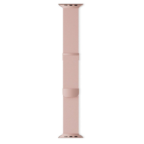 Apple Watch (42/44/SE/45/46/49mm) Epico Milanese+ (Plus) Rem i Rustfri Stål - Rose Gold - (DEMO)