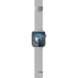 Apple Watch (38/40/SE/41/42mm) Epico Milanese+ (Plus) Rem i Rustfri Stål - Silver