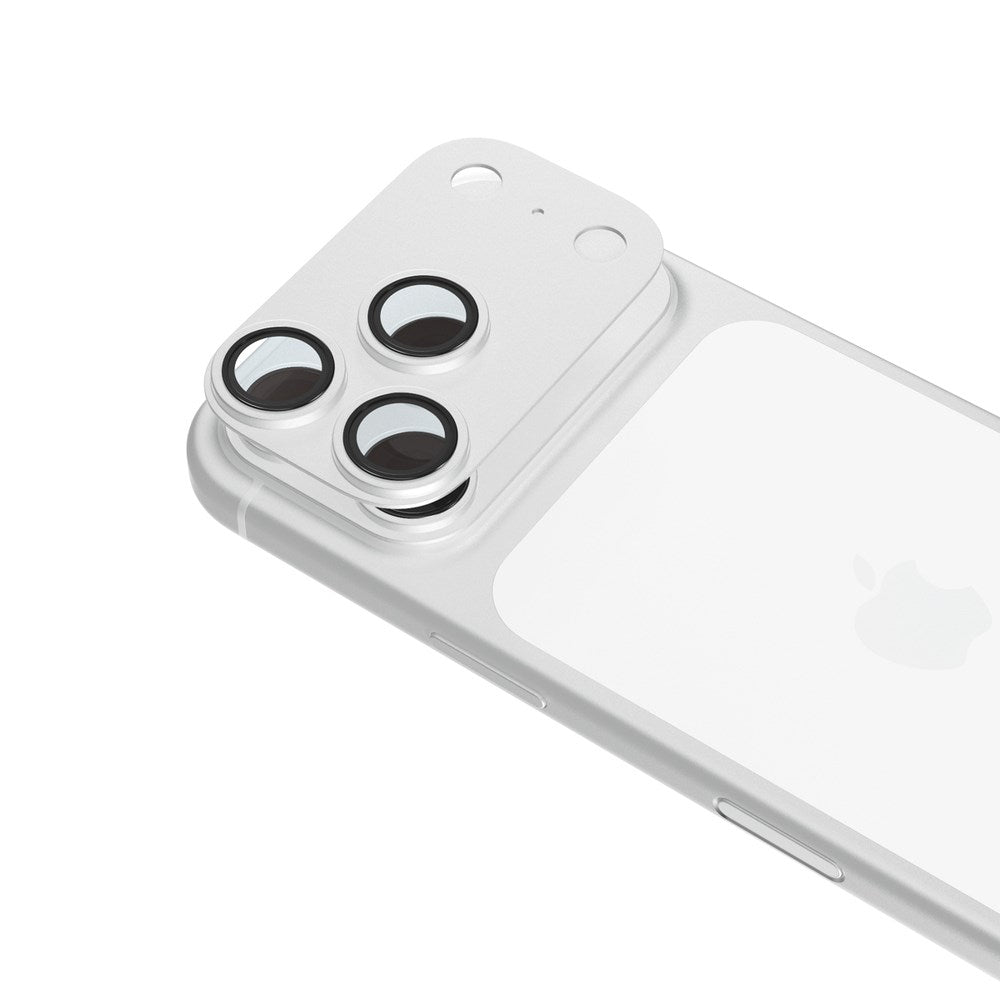 Epico iPhone 18 Pro Max Aluminium Kameralinsebeskyttelse - Sølv