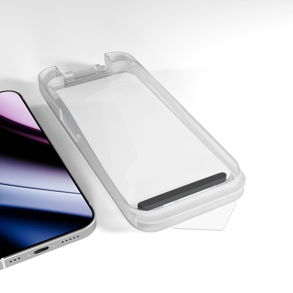 Epico iPhone 18 Pro Max / 17 Pro Max Glass Protector Skærmbeskyttelsesglas m. Installationsramme - Gennemsigtig