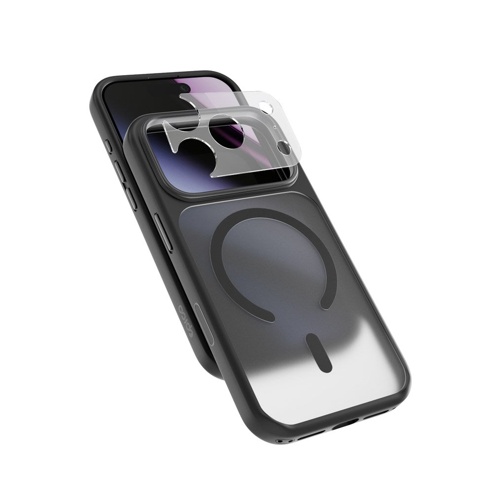Epico iPhone 18 Pro Max / 17 Pro Max HeroMatte Pro Mag+ Mobil Cover inkl. Kamerabeskyttelse - MagSafe Kompatibel - Sort