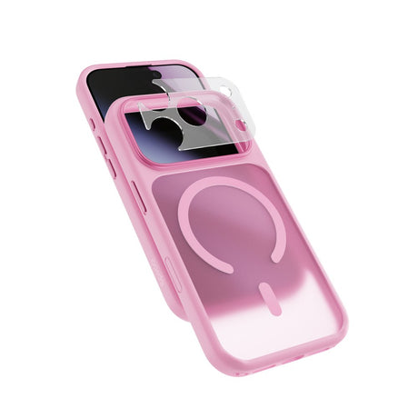Epico iPhone 18 Pro Max / 17 Pro Max HeroMatte Pro Mag+ Mobil Cover inkl. Kamerabeskyttelse - MagSafe Kompatibel - Lyserød