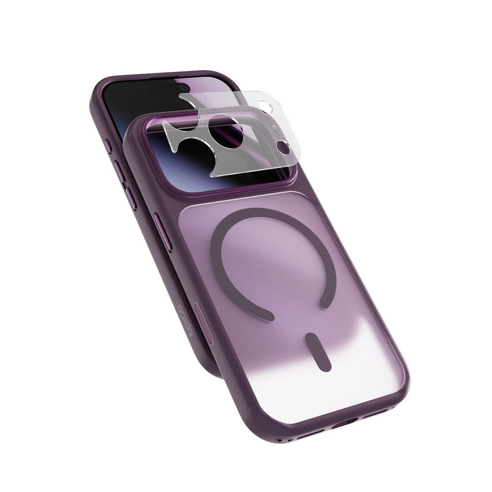 Epico iPhone 18 Pro / 17 Pro HeroMatte Pro Mag+ Mobil Cover inkl. Kamerabeskyttelse - MagSafe Kompatibel - Lilla