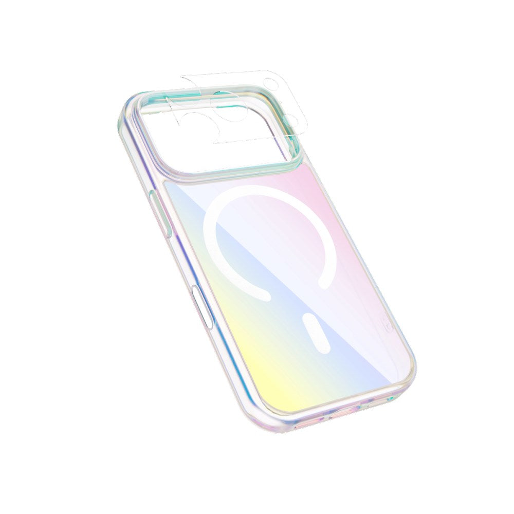 Epico iPhone 18 Pro / 17 Pro Holographic Hero Mag+ Mobil Cover inkl. Kamerabeskyttelse - MagSafe Kompatibel - Holographic