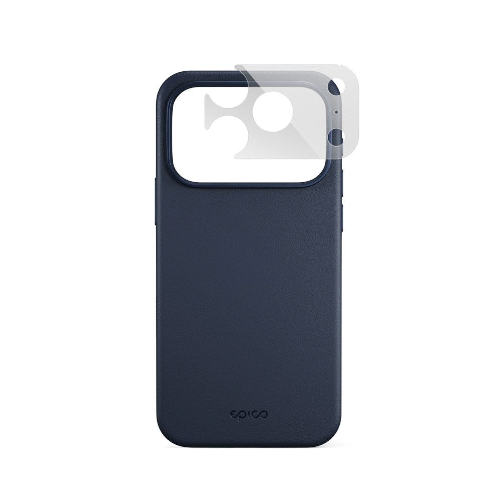 Epico iPhone 18 Pro / 17 Pro Leather Pro Mag+ Mobil Cover inkl. Kamerabeskyttelse - MagSafe Kompatibel - Blå