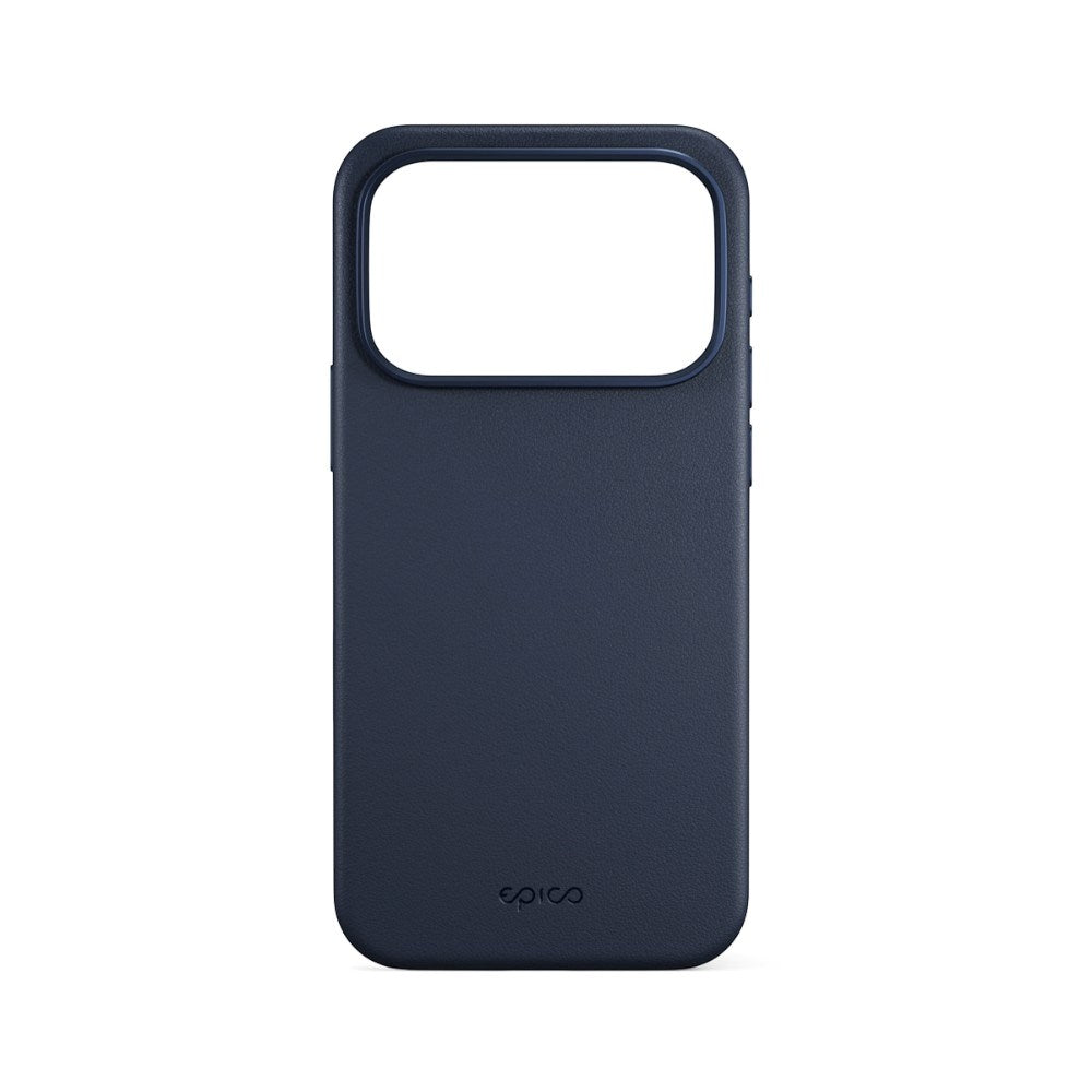 Epico iPhone 18 Pro Max / 17 Pro Max Leather Pro Mag+ Mobil Cover inkl. Kamerabeskyttelse - MagSafe Kompatibel - Blå