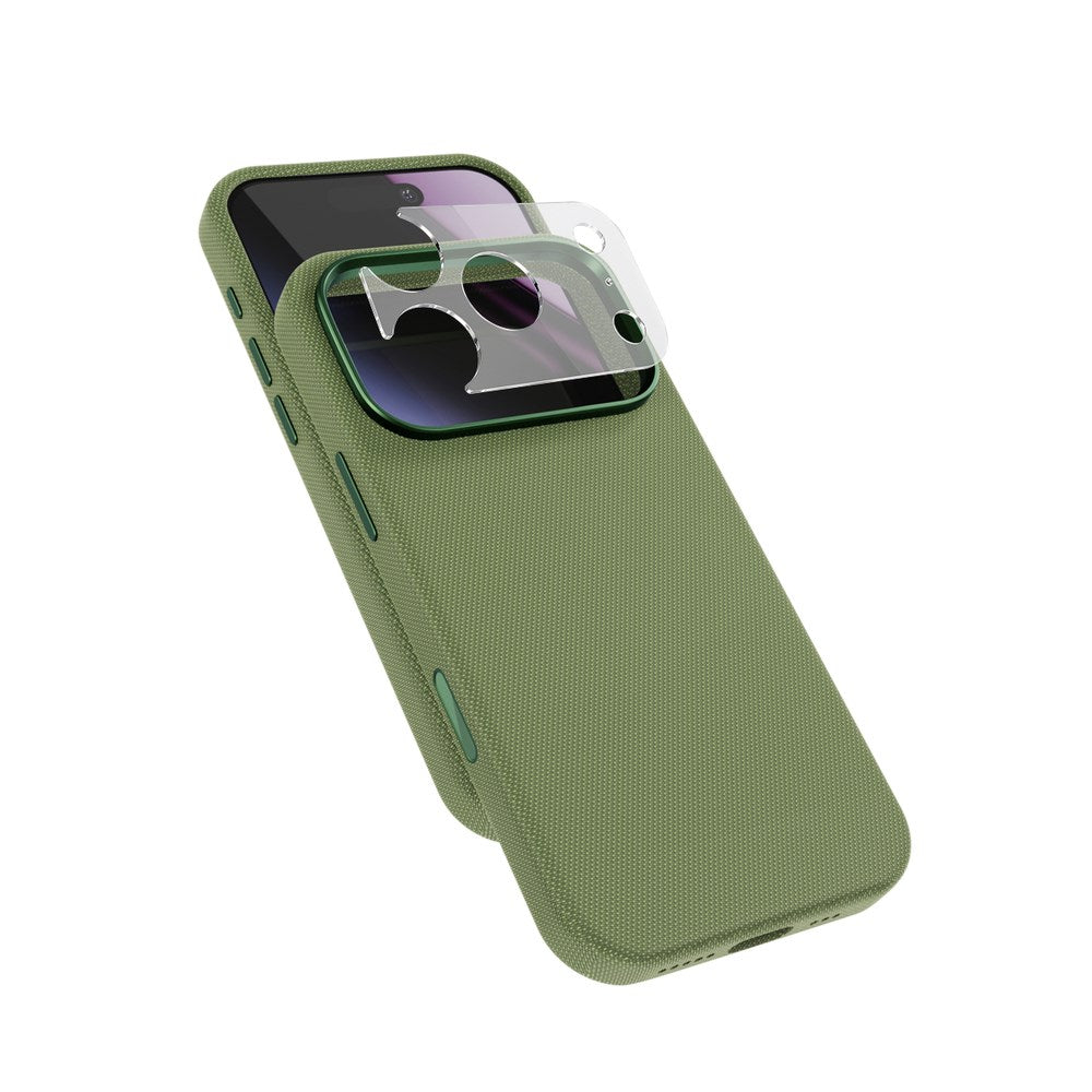 Epico iPhone 18 Pro Max / 17 Pro Max SolidWoven Pro Mag+ Mobil Cover inkl. Kamerabeskyttelse - MagSafe Kompatibel - Grøn