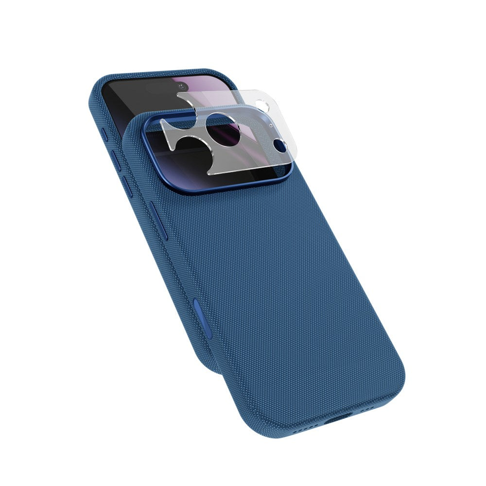 Epico iPhone 18 Pro Max / 17 Pro Max SolidWoven Pro Mag+ Mobil Cover inkl. Kamerabeskyttelse - MagSafe Kompatibel - Blå