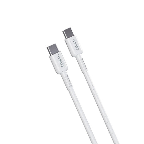 Epico Resolve 60W USB-C til USB-C Kabel PD - 1.2m - Hvid