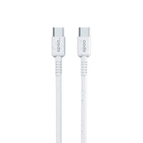 Epico Resolve 60W USB-C til USB-C Kabel PD - 1.2m - Hvid