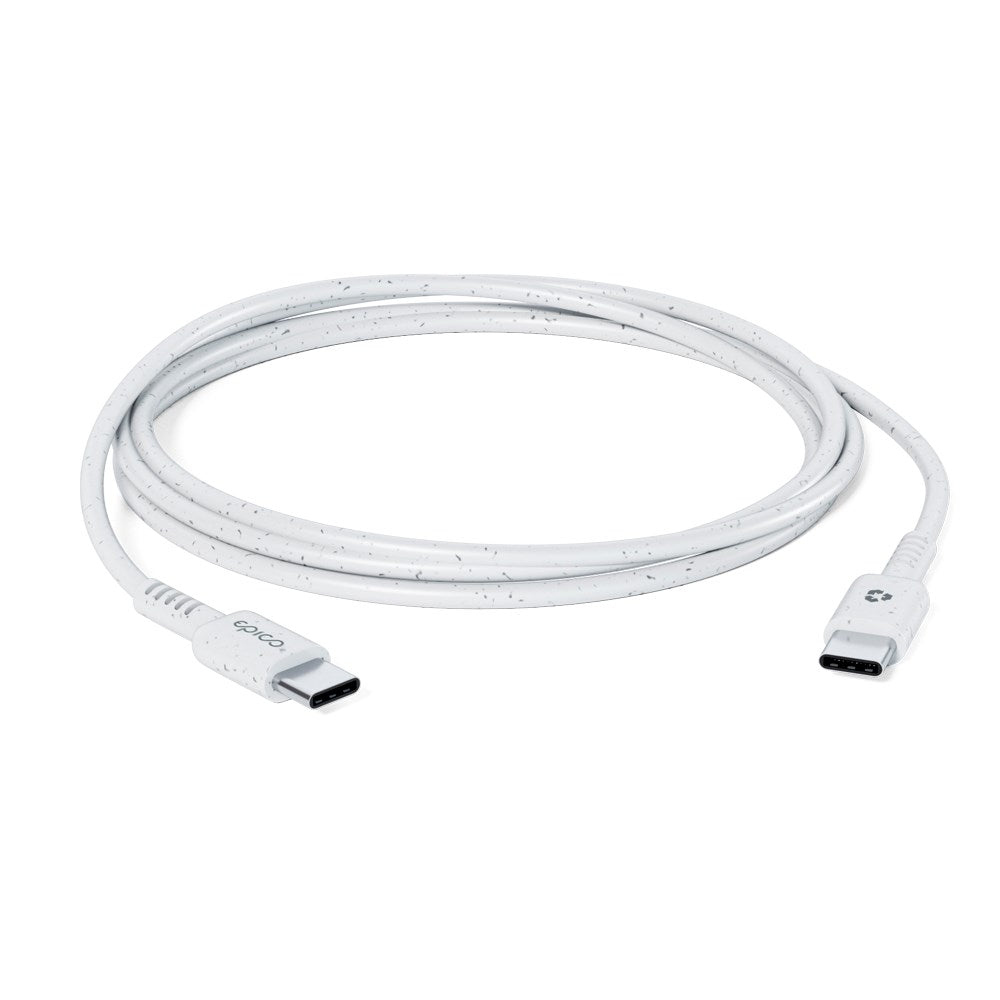 Epico Resolve 60W USB-C til USB-C Kabel PD - 1.2m - Hvid