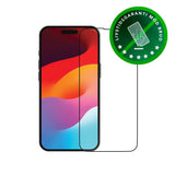 iPhone 15 dbramante1928 Eco-Shield Skærmbeskyttelse m. Installationsramme - Sort Kant