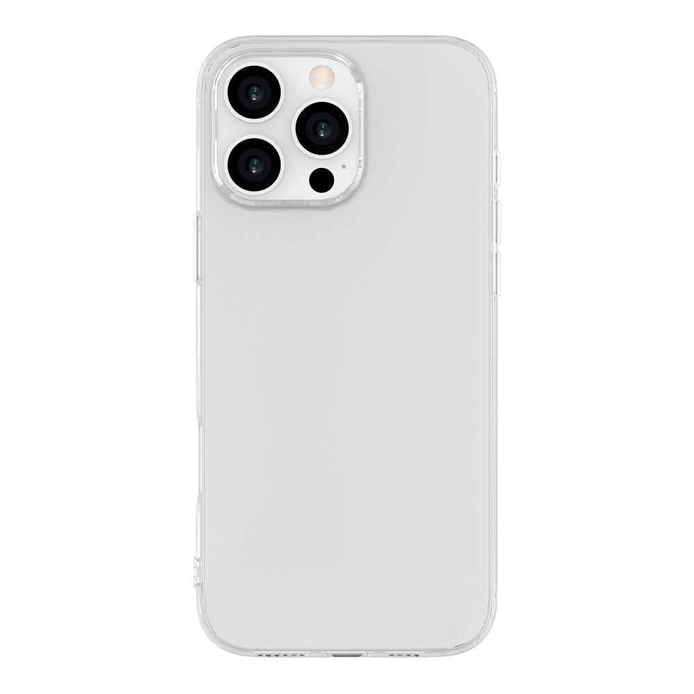 eSTUFF iPhone 16 Pro INFINITE VIENNA Fleksibelt Plastik Bagside Cover - 100% Genbrugsplastik - Gennemsigtig