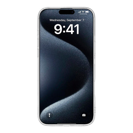 eSTUFF iPhone 16 Pro INFINITE VIENNA Fleksibelt Plastik Bagside Cover - 100% Genbrugsplastik - Gennemsigtig