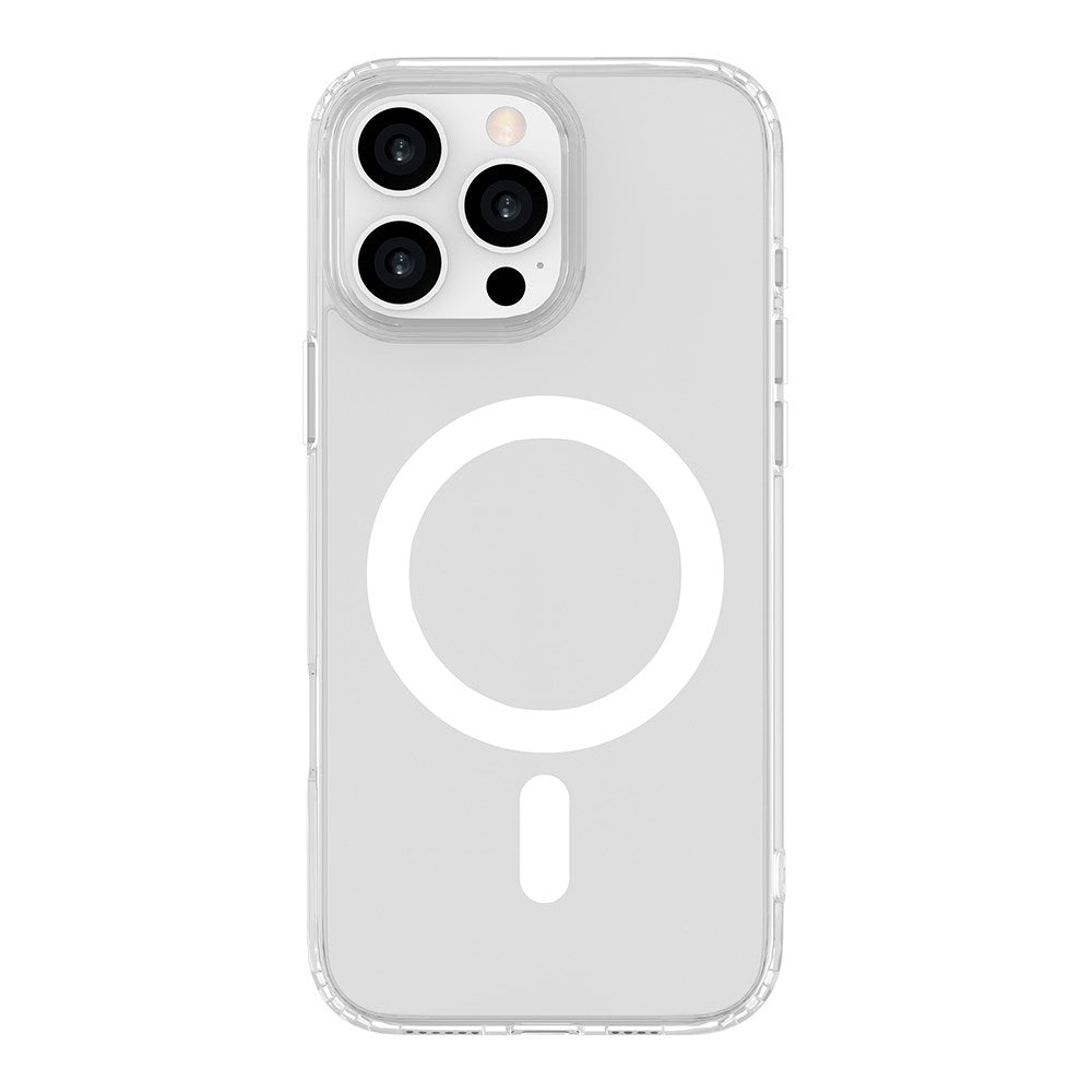 eSTUFF iPhone 16 Pro INFINITE OSLO Hybrid Plastik Bagside Cover - MagSafe Kompatibel - Gennemsigtig