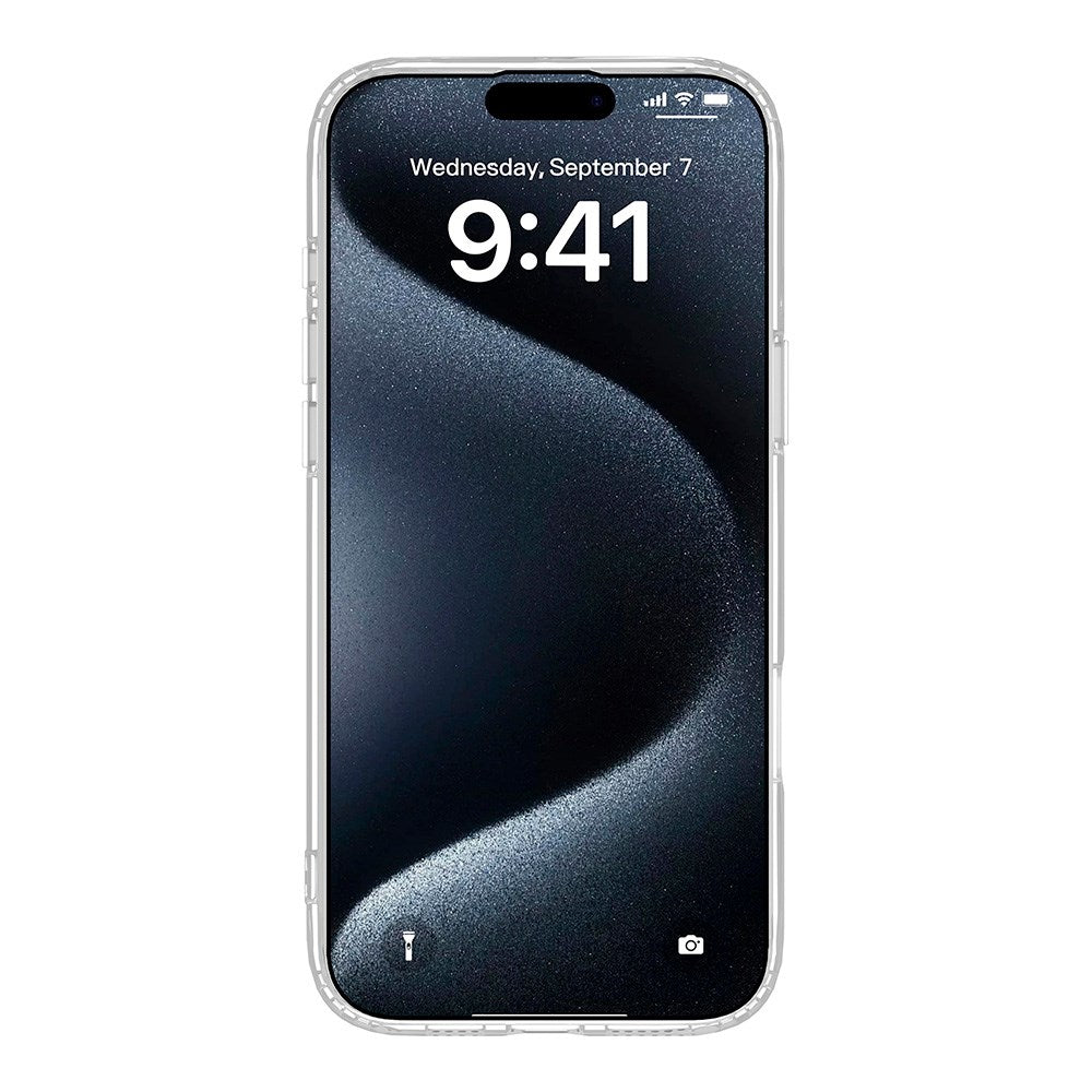 eSTUFF iPhone 16 Pro INFINITE OSLO Hybrid Plastik Bagside Cover - MagSafe Kompatibel - Gennemsigtig