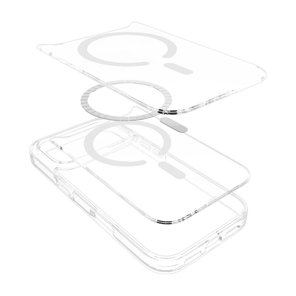 iPhone 17 Pro eSTUFF INFINITE OSLO Hybrid Plastik Mobil Cover - MagSafe Kompatibel - Gennemsigtig
