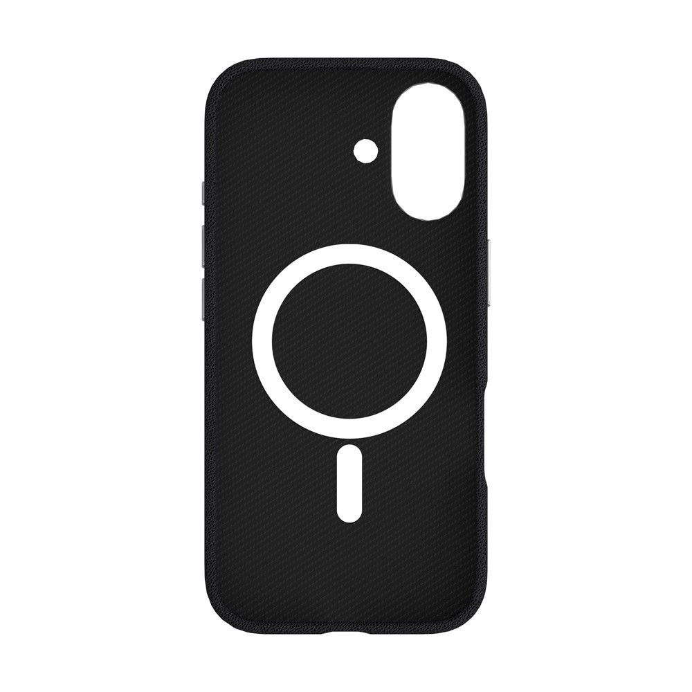 iPhone 17 eSTUFF INFINITE VENICE Kunstlæderbetrukket Plast Mobil Cover - MagSafe Kompatibel - Sort
