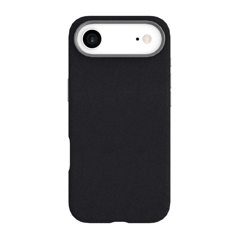 iPhone Air eSTUFF INFINITE VENICE Kunstlæderbetrukket Plast Mobil Cover - MagSafe Kompatibel - Sort
