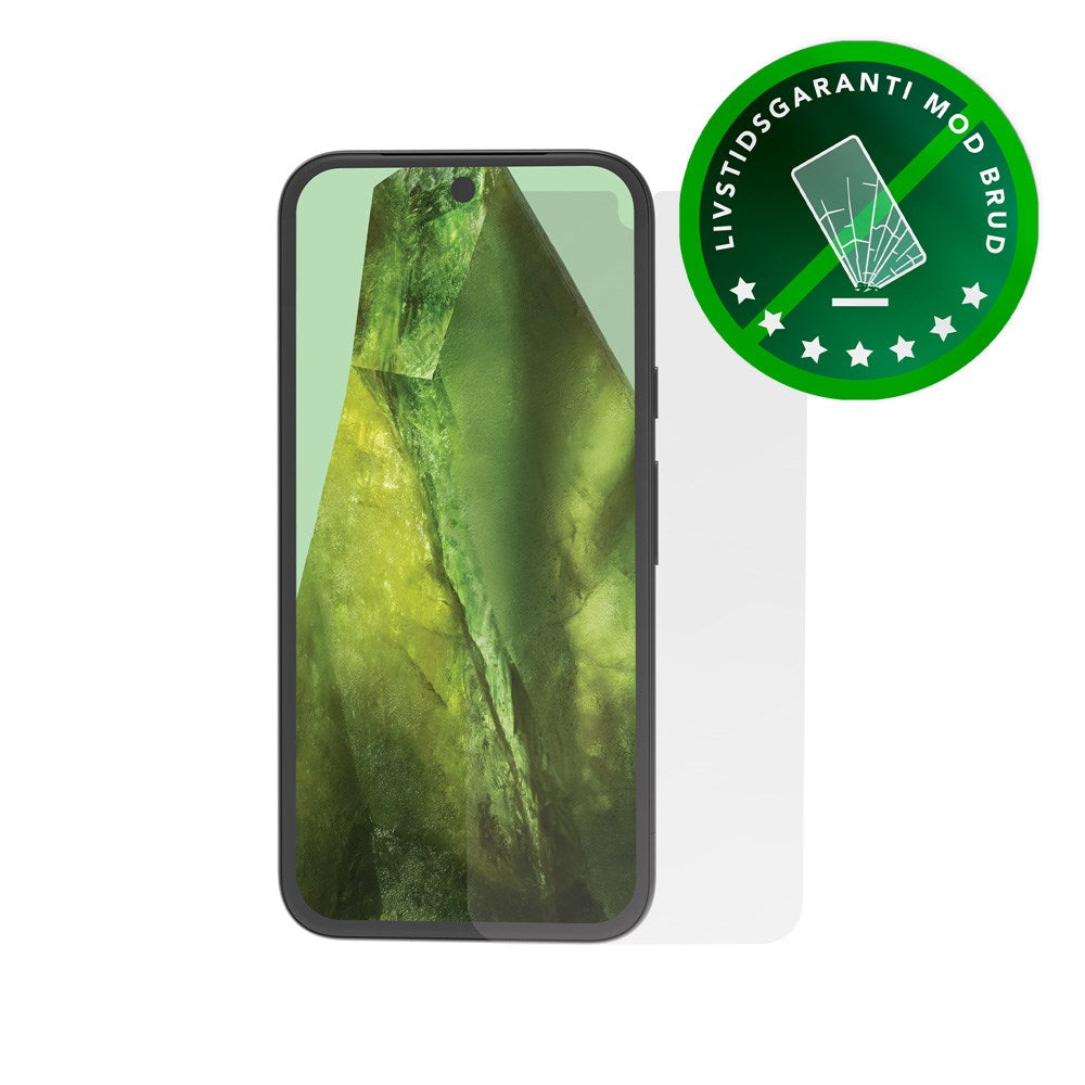 Google Pixel 8a dbramante1928 Eco-Shield Skærmbeskyttelse m. Installationsramme - Gennemsigtig