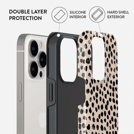 Burga iPhone 14 Pro Tough Fashion Cover - Almond Latte