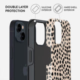 Burga iPhone 15 Tough Fashion Cover - Almond Latte