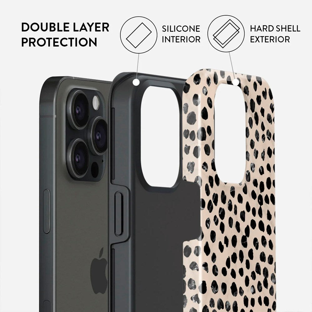 Burga iPhone 15 Pro Tough Fashion Cover - Almond Latte