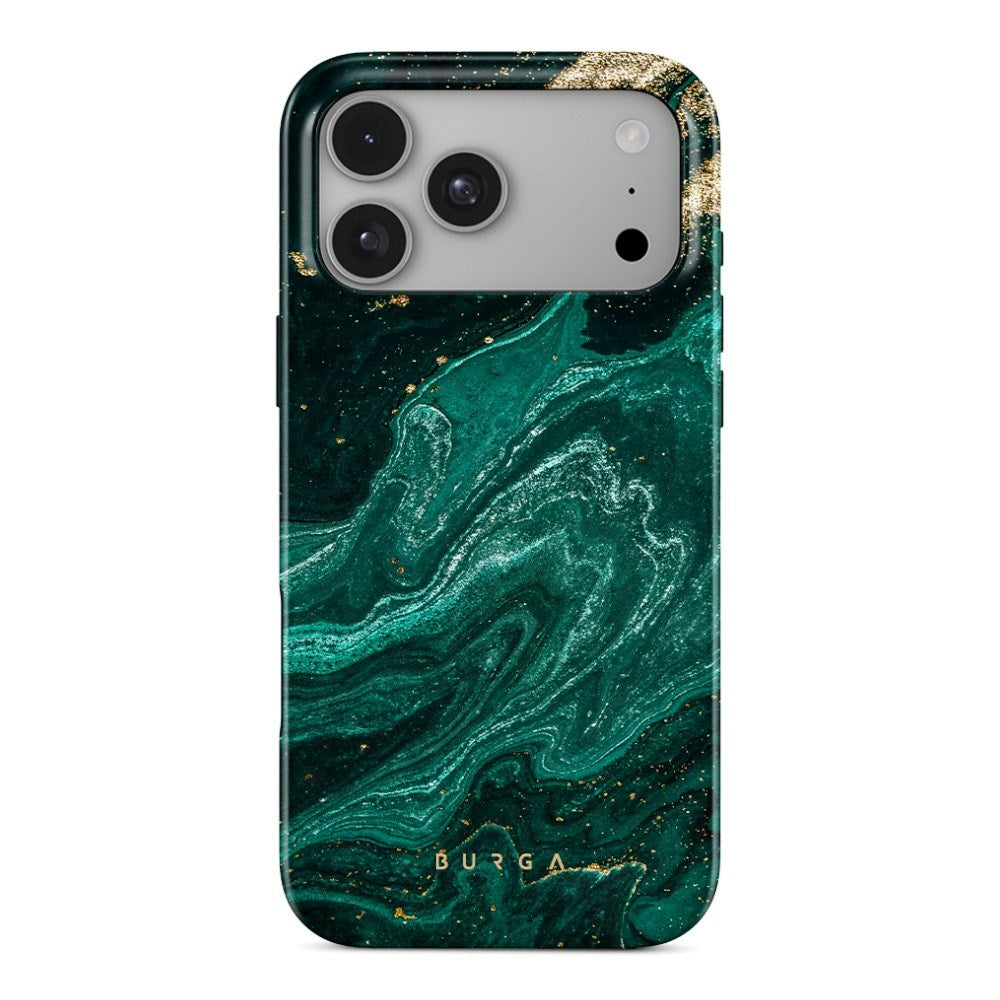 Burga iPhone 18 Pro Max Tough Fashion Cover - MagSafe Kompatibel - Emerald Pool