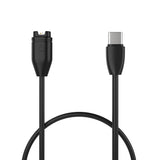 Fixed USB-C Ladekabel til Garmin Smartwatch - Sort