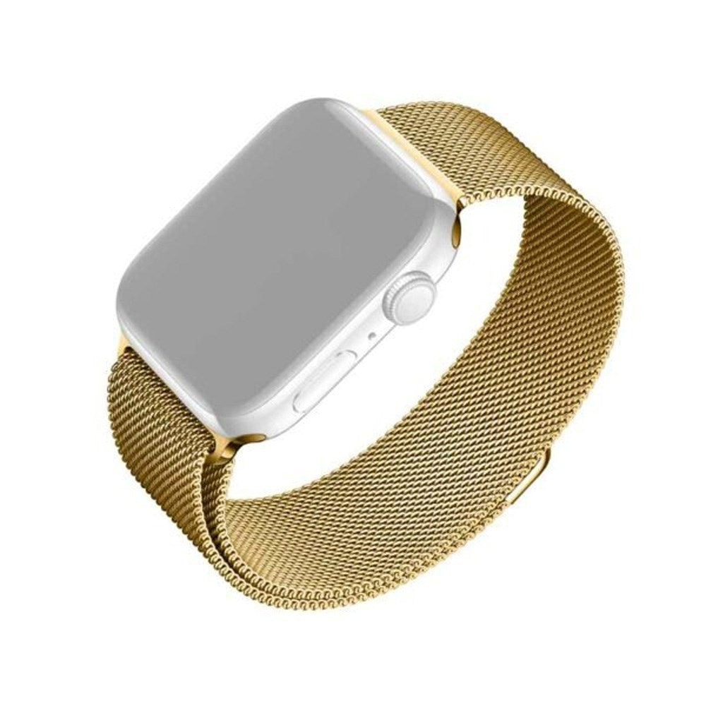 Apple Watch (42/44/SE/45/49mm) - Fixed Mesh Rem - Guld