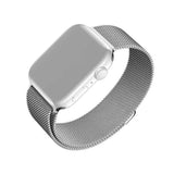 Apple Watch (42/44/SE/45/49mm) - Fixed Mesh Rem - Sølv