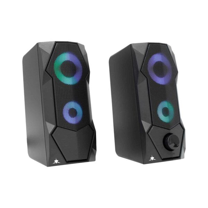 White Shark FLOW 2 x 2.5W Højtalere - 2 stk. - Sort