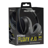 MUSIC HERO Floxy 2.0 Trådløs On-Ear Hovedtelefoner - Sort