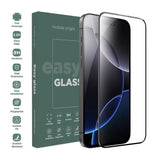 iPhone 16 Pro Max - Mobile Origin EasyGlass Skærmbeskyttelsesglas - Gennemsigtig/Sort Kant