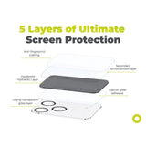 Mobile Origin iPhone 18 Pro Easy Lens Full Cover Beskyttelsesglas - Gennemsigtigt