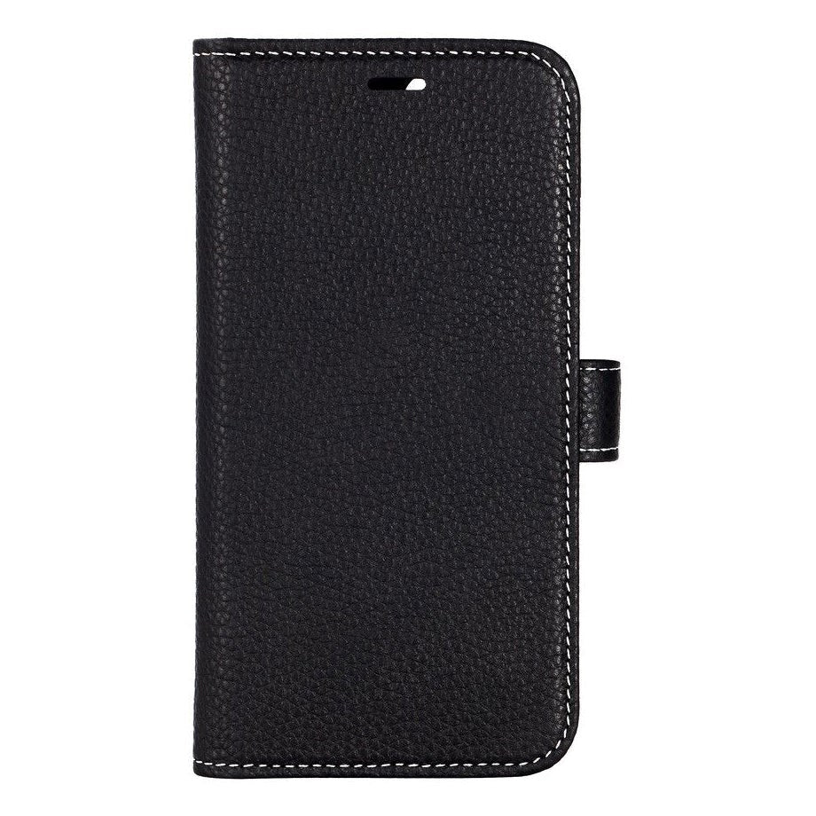 iPhone 12 / 12 Pro GEAR ONSALA Wallet Ægte Læder Cover - Sort