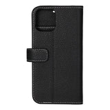 iPhone 12 / 12 Pro GEAR ONSALA Wallet Ægte Læder Cover - Sort