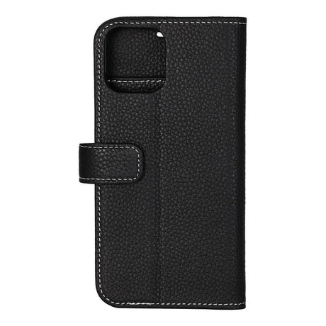 iPhone 12 / 12 Pro GEAR ONSALA Wallet Ægte Læder Cover - Sort